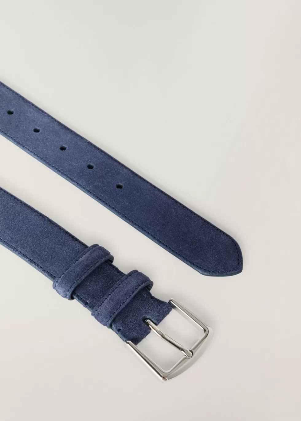 Belts*Loro Piana Alsavel Belt Racing Blue