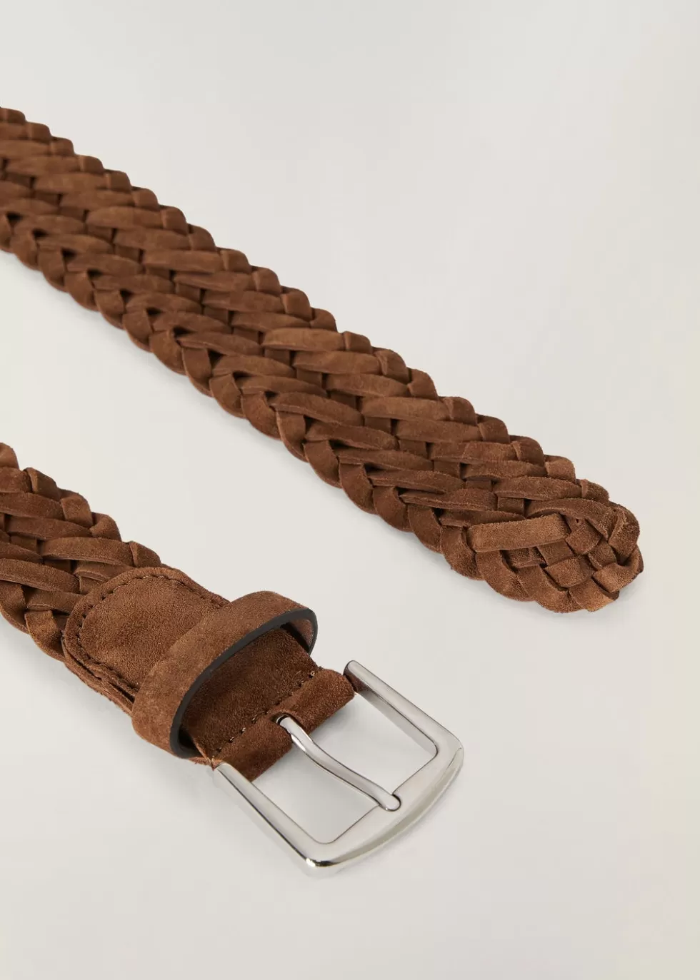 Belts*Loro Piana Alsavel Belt Noce