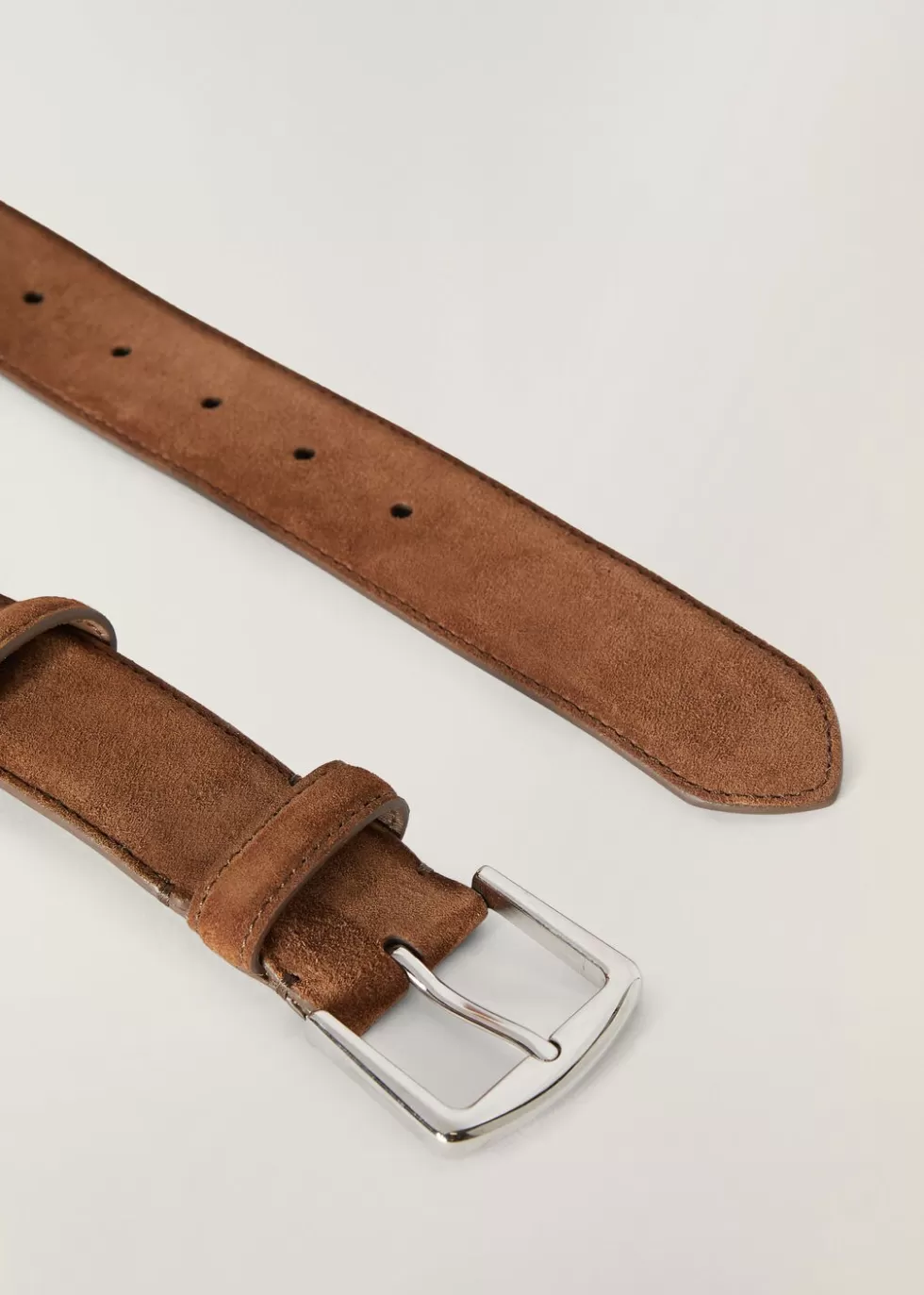 Belts*Loro Piana Alsavel Belt Noce