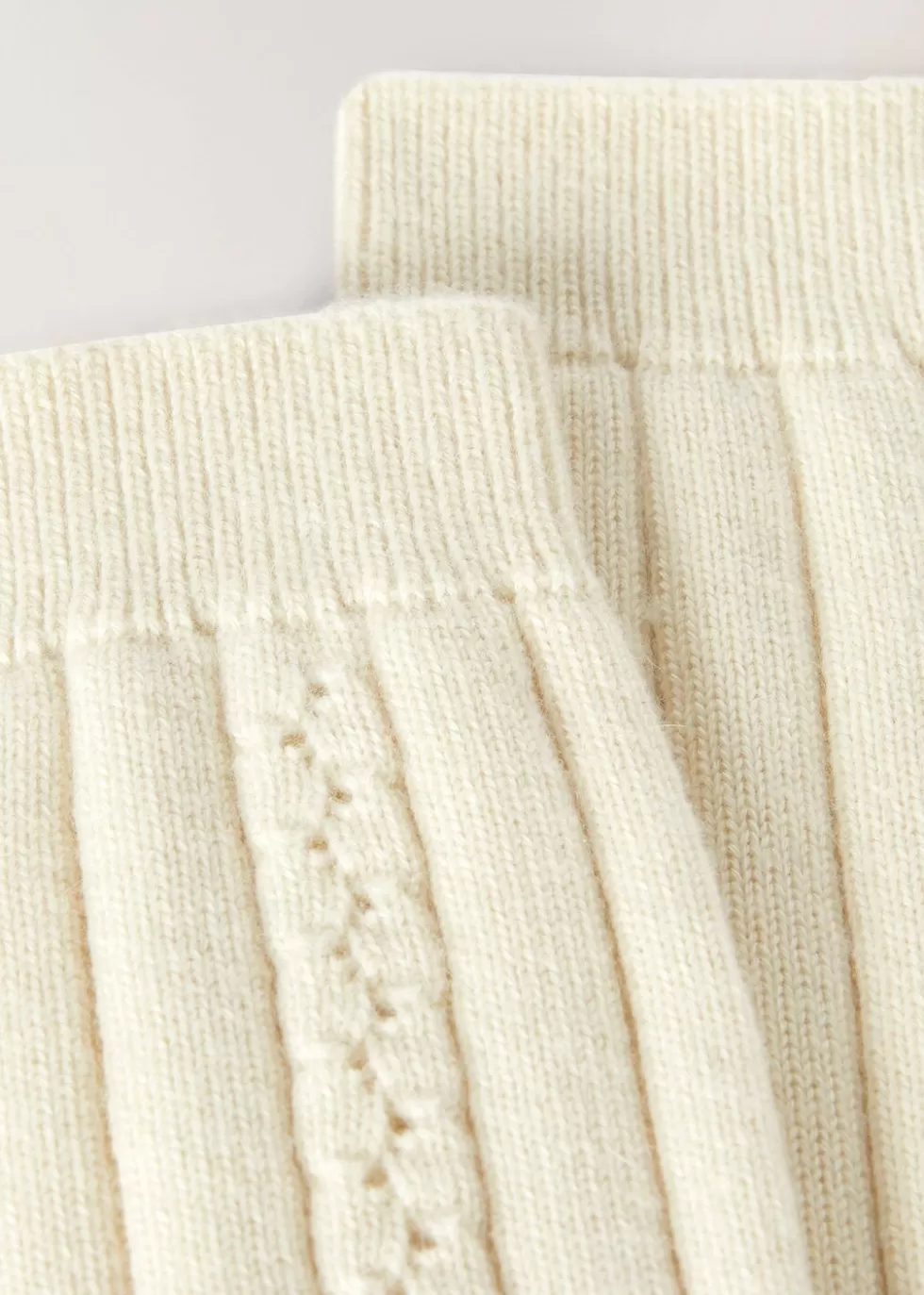 Socks & Tights*Loro Piana Cocooning Bobby Socks White Snow