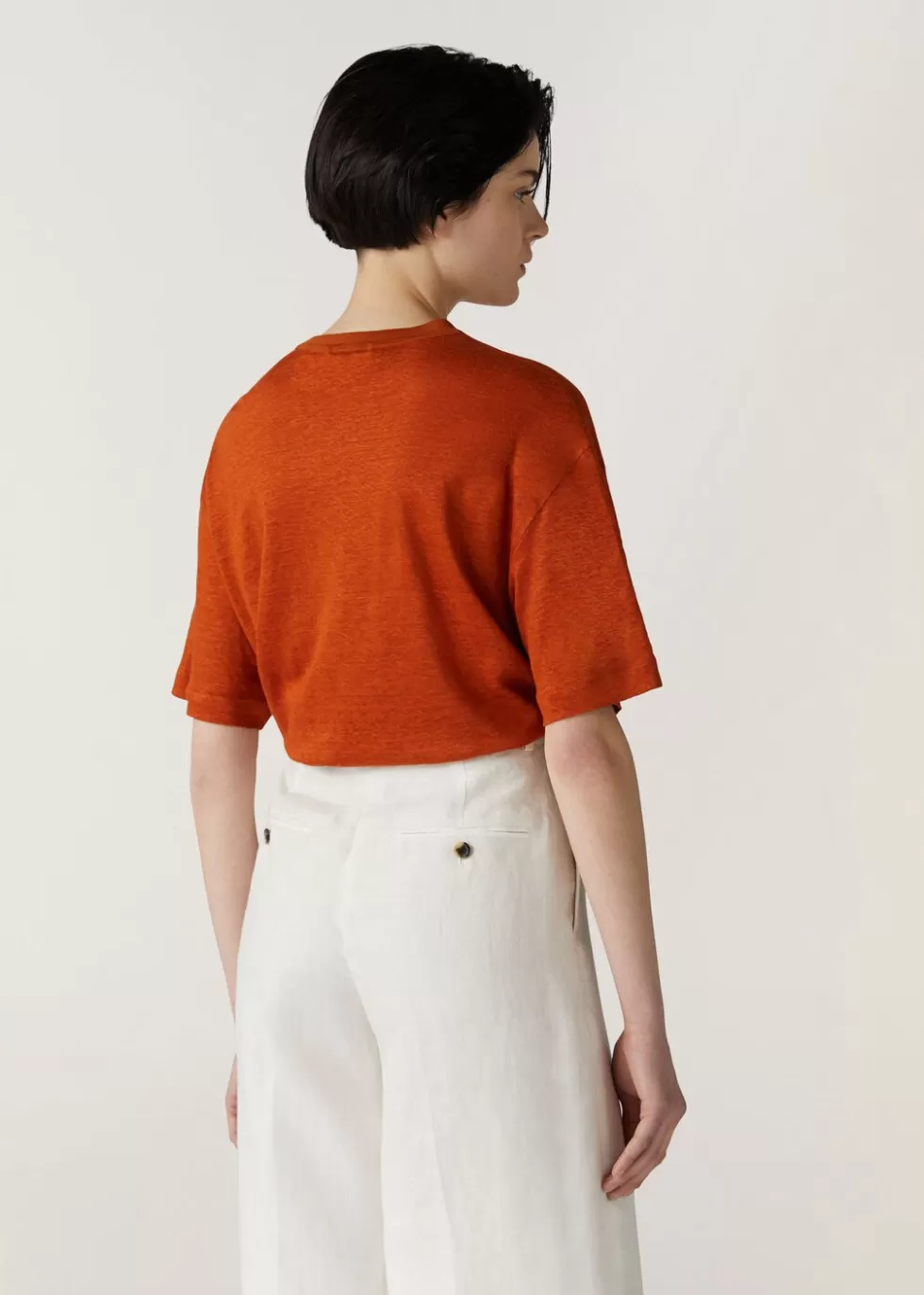 Top And T-Shirts*Loro Piana Gargano T-Shirt Red Clay Powder