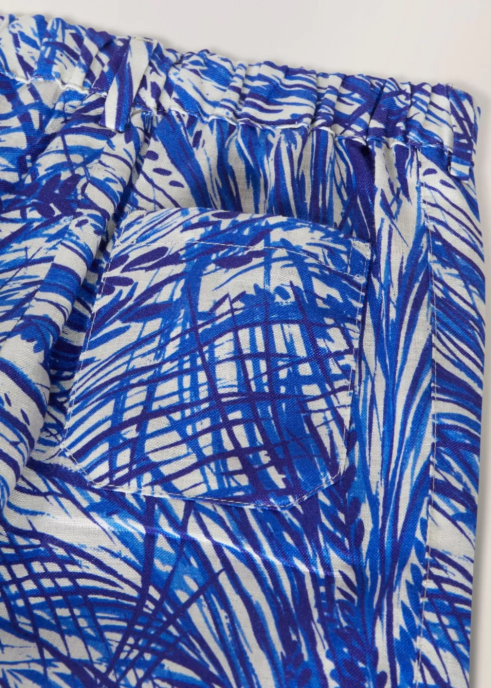 Clothing*Loro Piana Loris Bermuda Shorts Blue Riviera + White