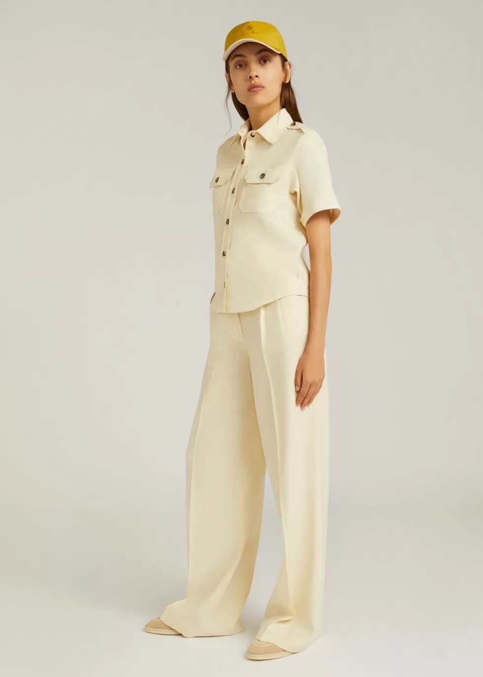 Trousers & Shorts*Loro Piana Nyack Pants Honey Suckle