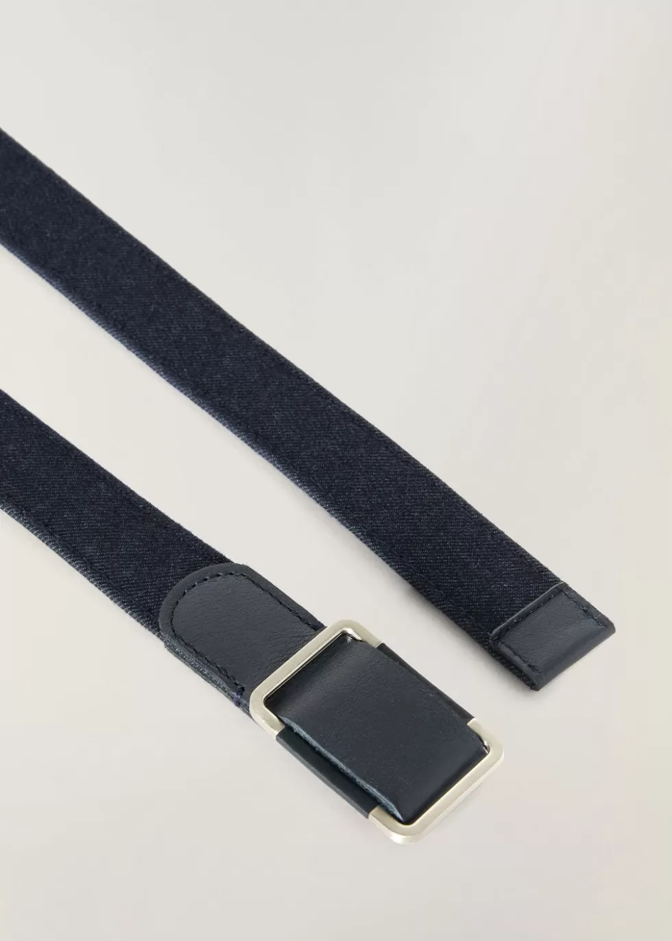 Belts*Loro Piana Saddle Belt Profound Blue