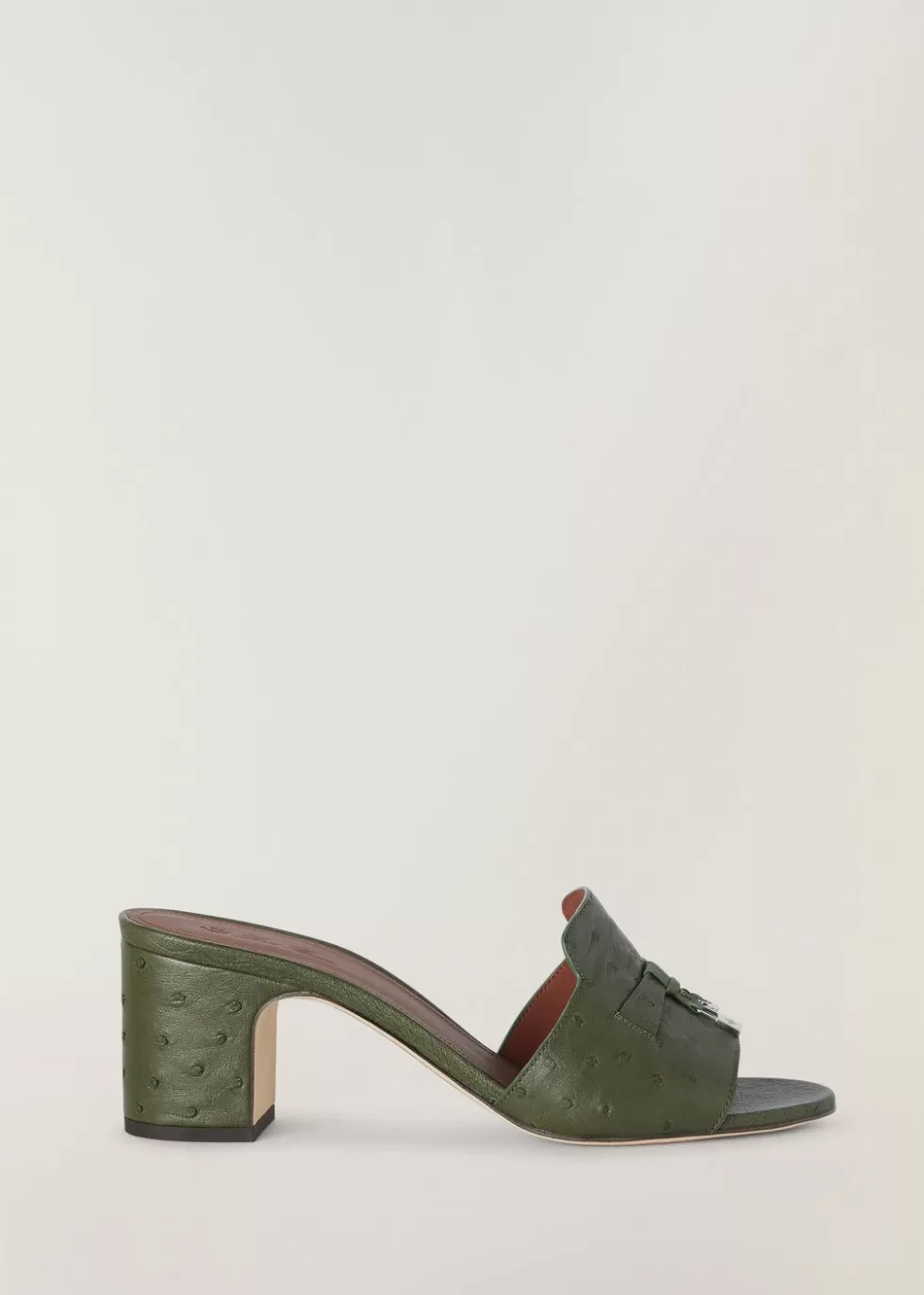 Sandals And Espadrillas*Loro Piana Summer Charms Sandals Dark Lichen Green