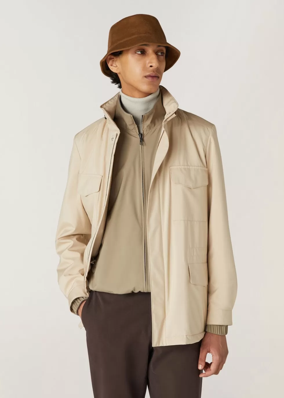 Outerwear Jackets*Loro Piana Windmate® Traveller Jacket Sandshell