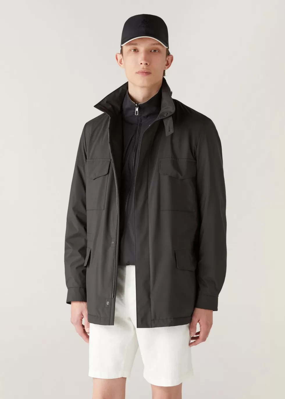 Outerwear Jackets*Loro Piana Windmate® Traveller Jacket Onyx